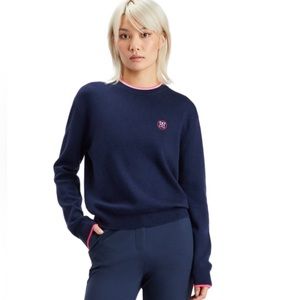 GFore Womens Relaxed Fit Merino Wool Crew Neck Sweater: NWT: Size L